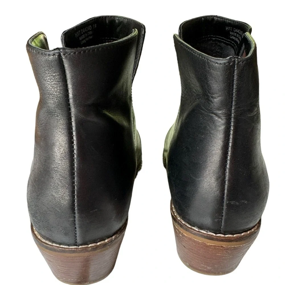 Cole Haan signature Womens black leather Abbot pull on Ankle Boots size 8